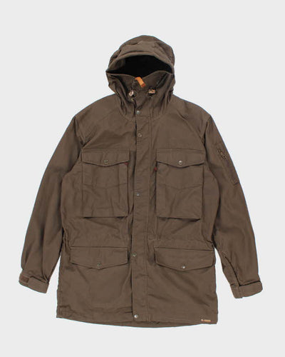 Vintage Fjall Raven Hooded Multi Pocket Rain Jacket - M