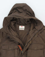 Vintage Fjall Raven Hooded Multi Pocket Rain Jacket - M