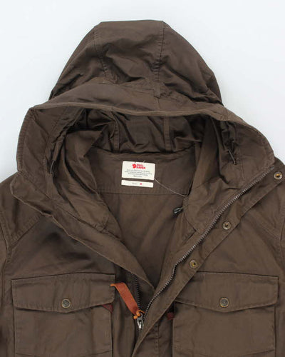 Vintage Fjall Raven Hooded Multi Pocket Rain Jacket - M