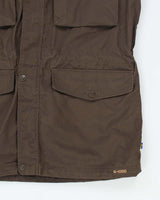 Vintage Fjall Raven Hooded Multi Pocket Rain Jacket - M