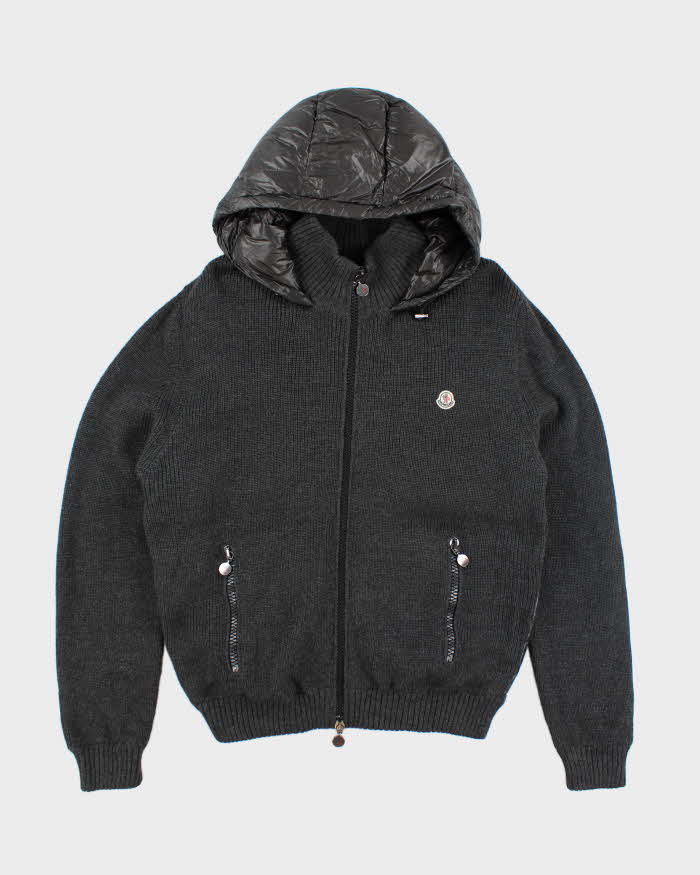 Vintage 2000's Moncler Half Fleece Half Puffer Zip Up Jacket - XXL