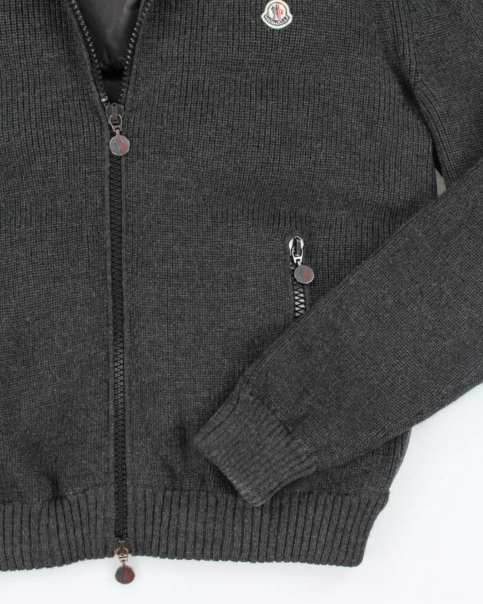 Vintage 2000's Moncler Half Fleece Half Puffer Zip Up Jacket - XXL