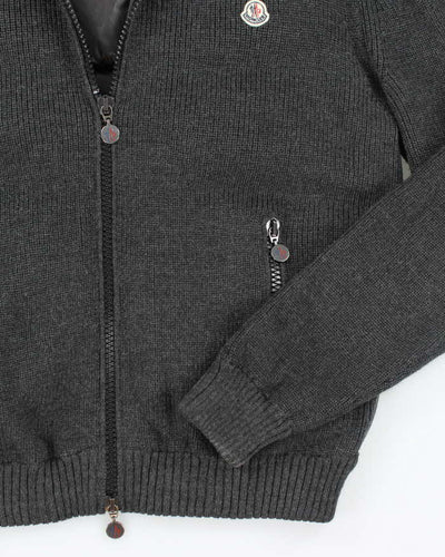 Vintage 2000's Moncler Half Fleece Half Puffer Zip Up Jacket - XXL