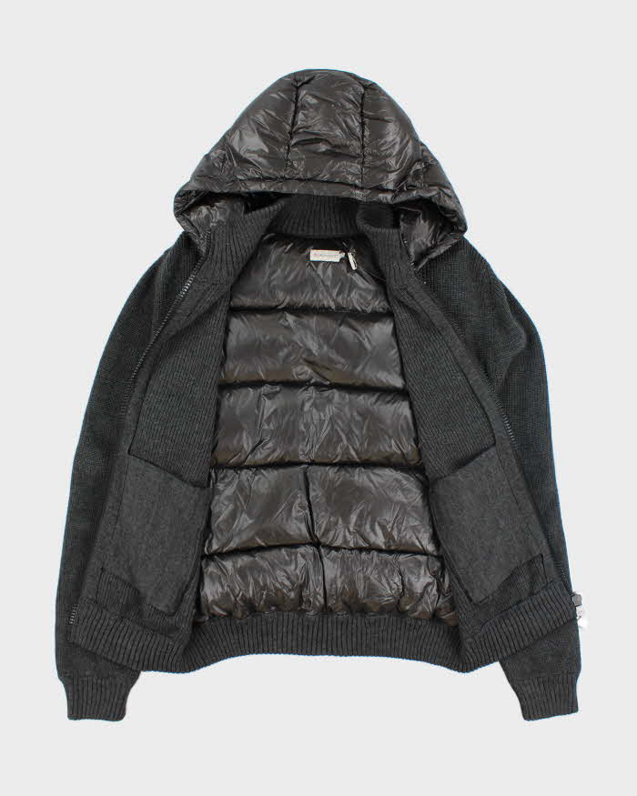 Vintage 2000's Moncler Half Fleece Half Puffer Zip Up Jacket - XXL