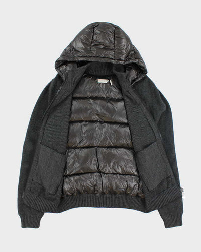 Vintage 2000's Moncler Half Fleece Half Puffer Zip Up Jacket - XXL