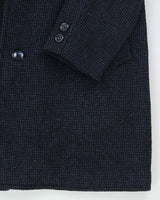 Vintage 80's Harris Tweed Wool Blend Heavyweight Overcoat - M