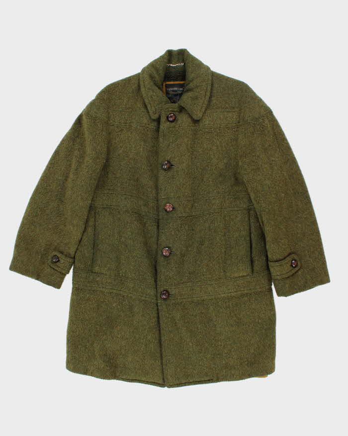 Vintage 80's London Fog Heavyweight Lined Overcoat - L