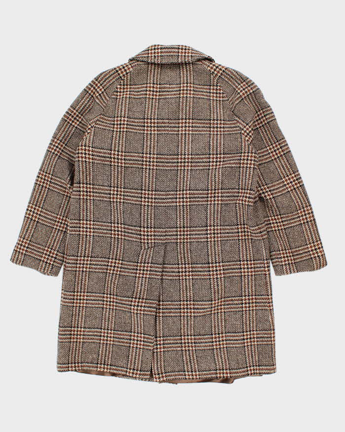 Vintage 80's Aquascutum Heavyweight Pure Wool Overcoat - L