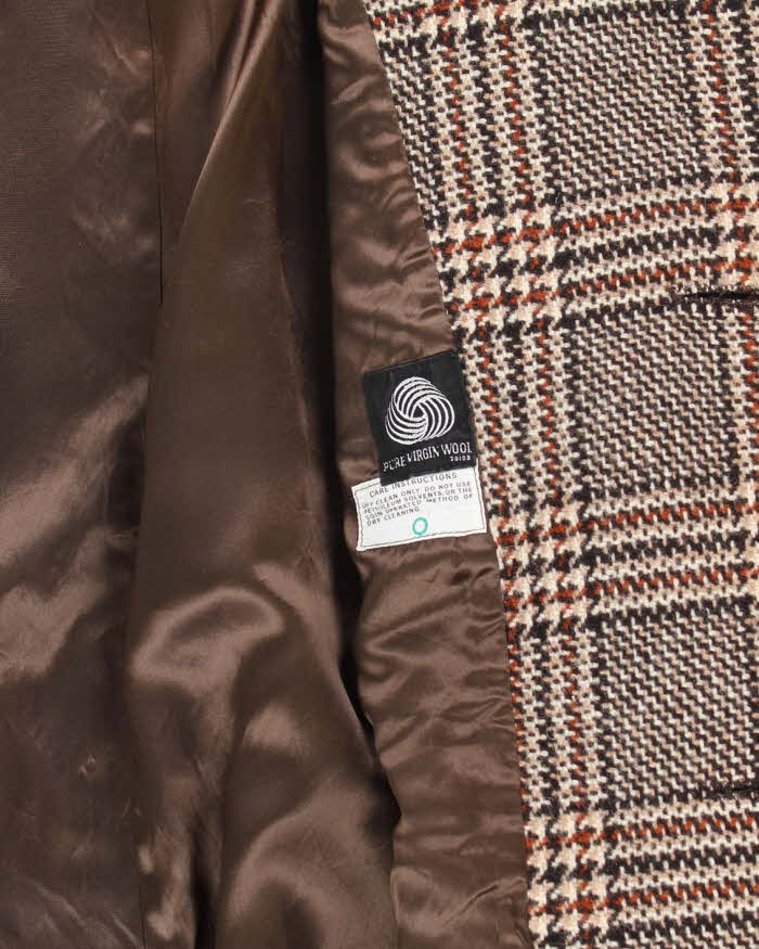 Vintage 80's Aquascutum Heavyweight Pure Wool Overcoat - L