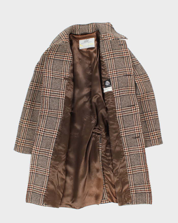 Vintage 80's Aquascutum Heavyweight Pure Wool Overcoat - L