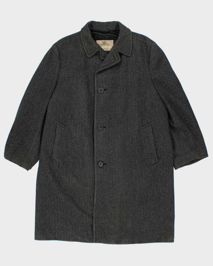 Vintage 90's Aquascutum Heavyweight Overcoat - XL