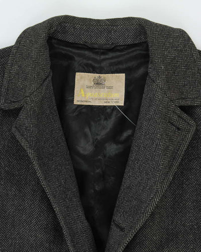 Vintage 90's Aquascutum Heavyweight Overcoat - XL
