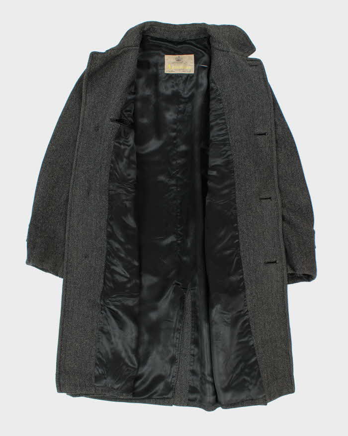 Vintage 90's Aquascutum Heavyweight Overcoat - XL
