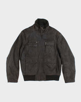 Vintage 90's Heavyweight Lined Multi Pocket Jacket - L
