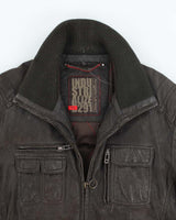 Vintage 90's Heavyweight Lined Multi Pocket Jacket - L