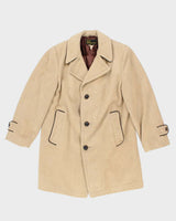 Vintage 80's Sears Heavyweight Wool Overcoat - M