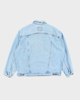 Vintage 90's Levi's Light Wash Denim Jacket - XL