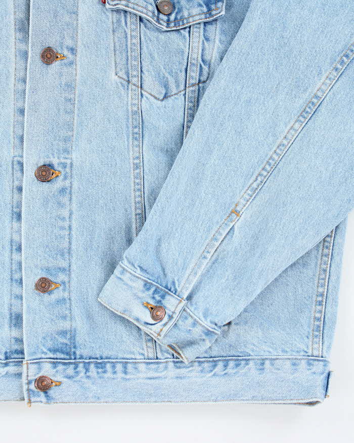 Vintage 90's Levi's Light Wash Denim Jacket - XL
