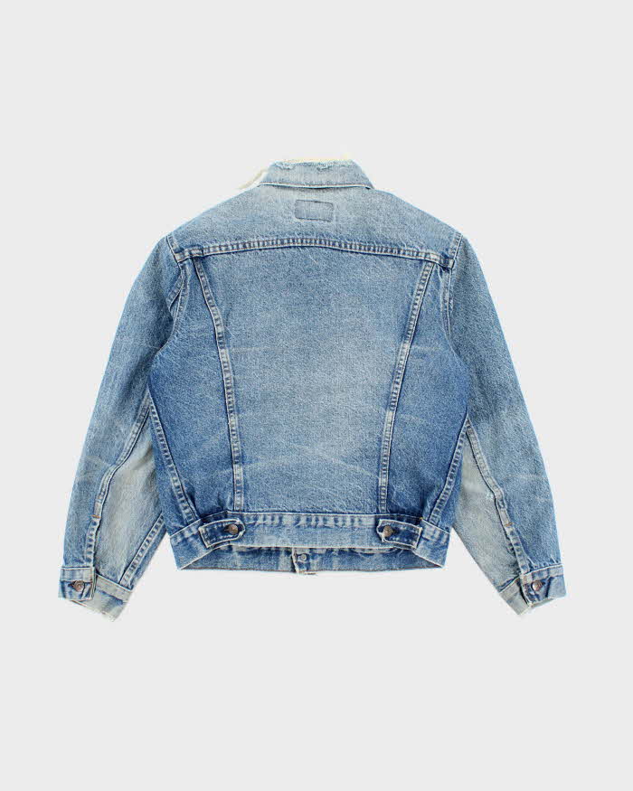 Vintage 90's Levi's Distressed Medium Wash Denim Jacket - M