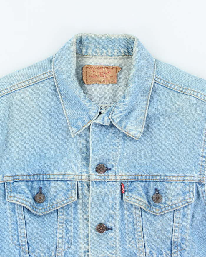 Vintage 90's Levi's Light Wash Denim Jacket - M