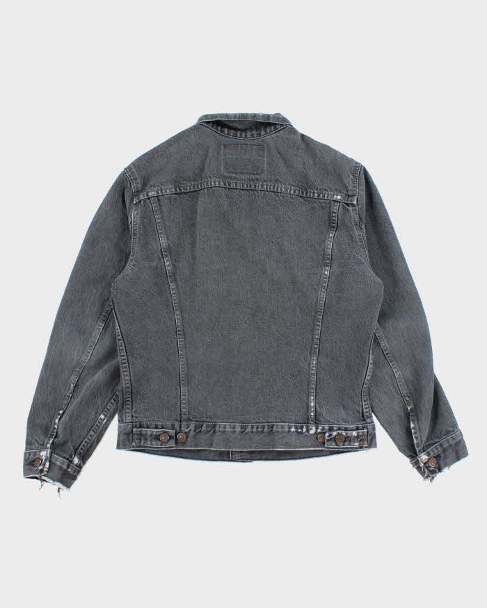 Vintage 90's Levi's Grey Wash Denim Jacket - L
