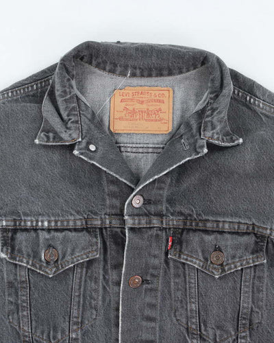 Vintage 90's Levi's Grey Wash Denim Jacket - L