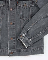 Vintage 90's Levi's Grey Wash Denim Jacket - L