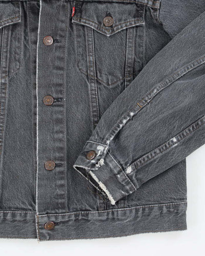 Vintage 90's Levi's Grey Wash Denim Jacket - L