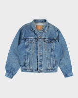 Vintage Levi's Oversized Dark Wash Denim Jacket - L