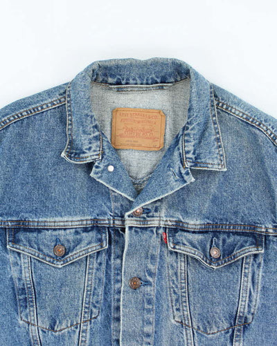 Vintage Levi's Oversized Dark Wash Denim Jacket - L