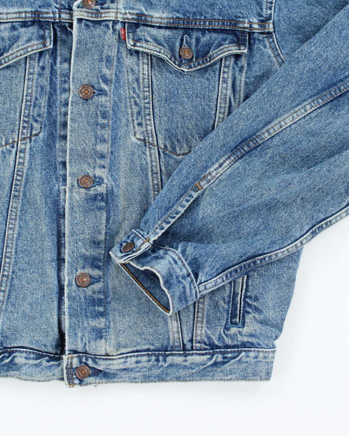 Vintage Levi's Oversized Dark Wash Denim Jacket - L – Rokit