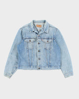 Vintage Levi's Oversized Light Wash Denim Jacket - M
