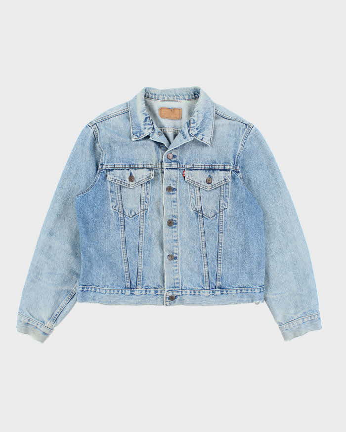 Vintage Levi's Oversized Light Wash Denim Jacket - M