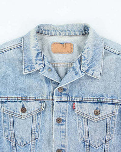 Vintage Levi's Oversized Light Wash Denim Jacket - M