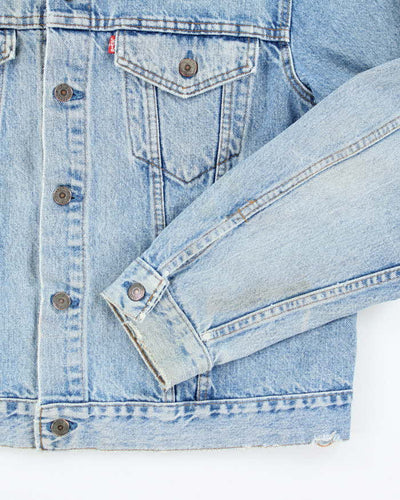 Vintage Levi's Oversized Light Wash Denim Jacket - M