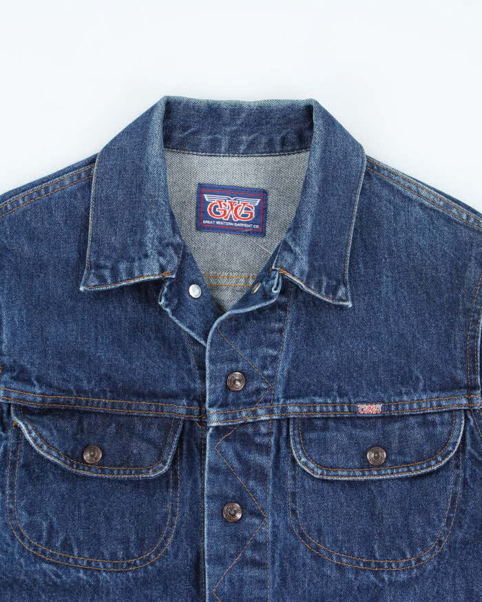 Vintage GWG Dark Wash Denim Jacket - L
