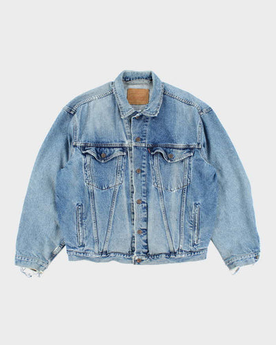 Vintage 90's Levi's Oversized Medium Wash Denim Jacket - XL