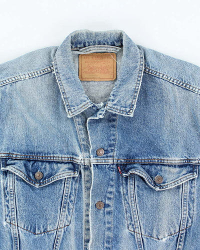 Vintage 90's Levi's Oversized Medium Wash Denim Jacket - XL
