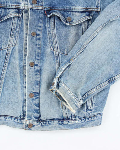 Vintage 90's Levi's Oversized Medium Wash Denim Jacket - XL