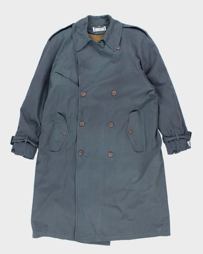 Vintage 80's Yves Saint Laurent Heavyweight Button Up Overcoat - L