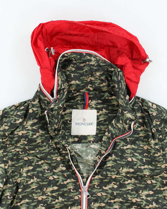 Vintage Moncler Lightweight Camouflage Windbreaker Jacket - M