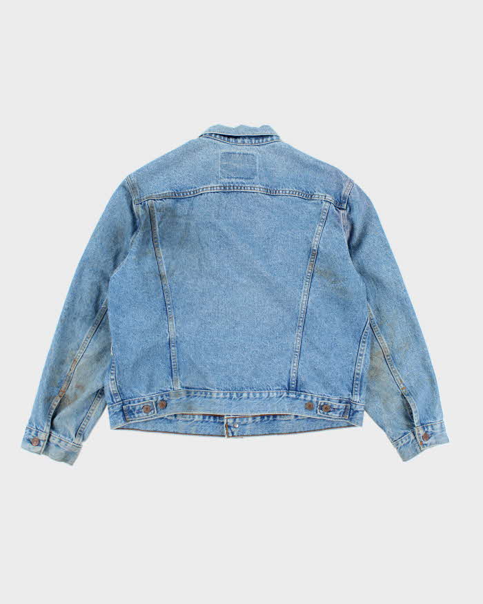 Vintage 80's Levi's Orange Tab Light Wash Denim Jacket - L