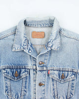 Vintage 90's Levi's Light Wash Denim Jacket - M