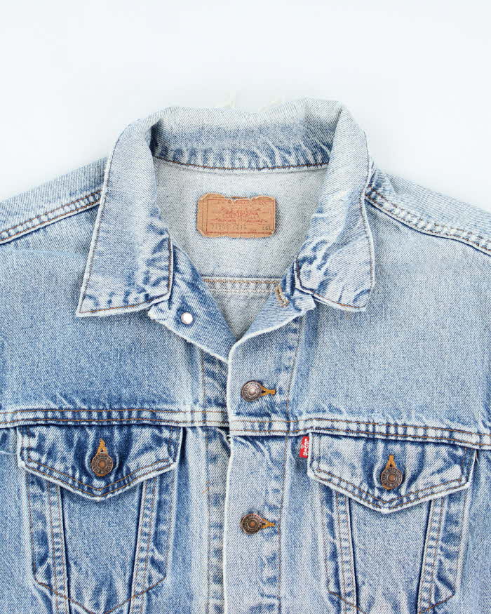 Vintage 90's Levi's Light Wash Denim Jacket - M