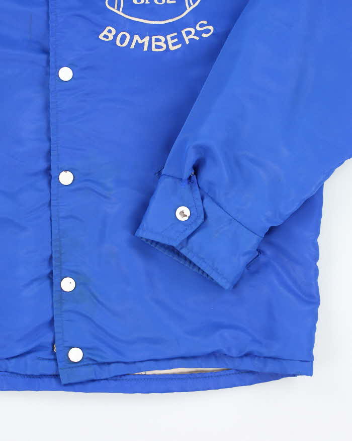 Vintage 80's Embroidered Pahs Bombers Coach Jacket - L