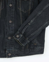Vintage Levi's Dark Wash Button Up Denim Jacket - M