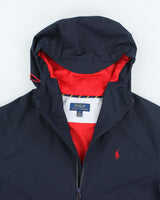 Vintage Ralph Lauren Lightweight Hooded Windbreaker Jacket - M