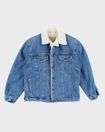 Vintage 90's Wrangler Heavyweight Lined Denim Jacket - M