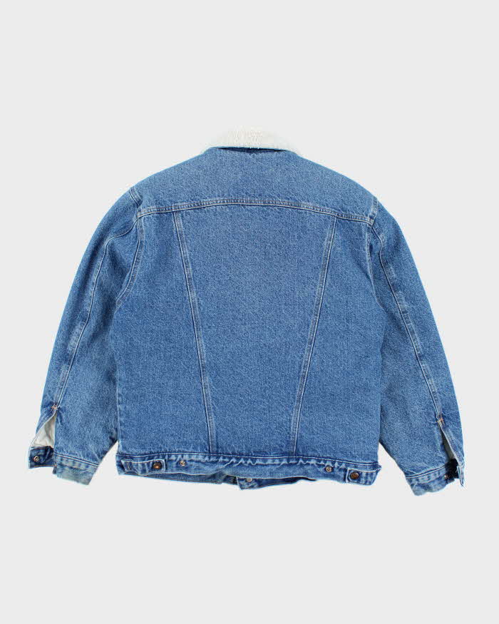 Vintage 90's Wrangler Heavyweight Lined Denim Jacket - M