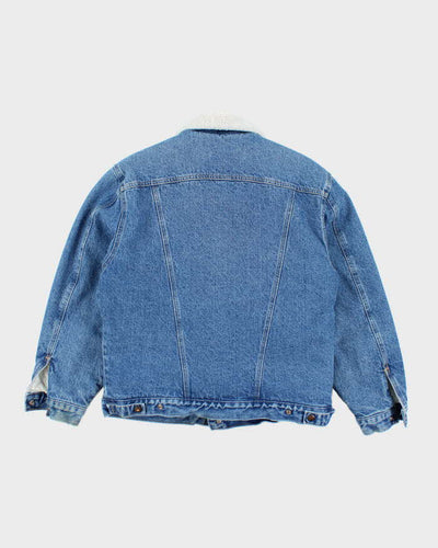 Vintage 90's Wrangler Heavyweight Lined Denim Jacket - M